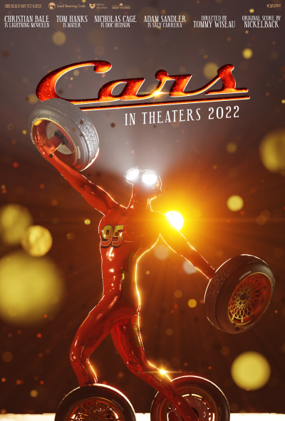 screamingay:aceelytra:erykah-budew:“Cars” reboot in the style of the movie “Cats” and all the cars are just humans walking around naked but with a metallic sheen and they have wheels at the end of their limbs. Their faces are human faces but with