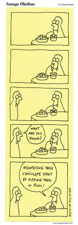 savagechickens:  Easter Safety.And more Easter