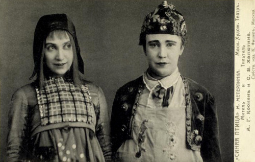 pioggia-secca:Costumes for the 1908 theatre play “The Blue Bird” (Stanislavsky’s p