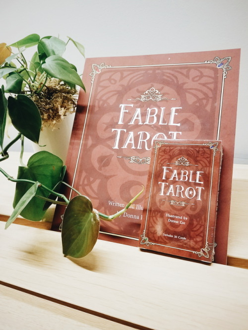 The Fable Tarot Cards and Book is now available on my online store! You can get there thru my websit