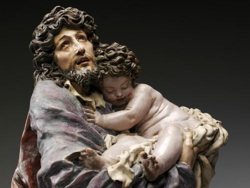 Saint Joseph with the Christ Child, by José Risueño, Victoria and Albert Museum, London.