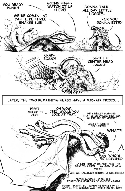 Monsterverse Weird Tales.  An alien dragon going through an existential crisis.  Previous 