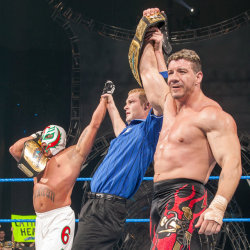 fishbulbsuplex:  Eddie Guerrero and Rey Mysterio