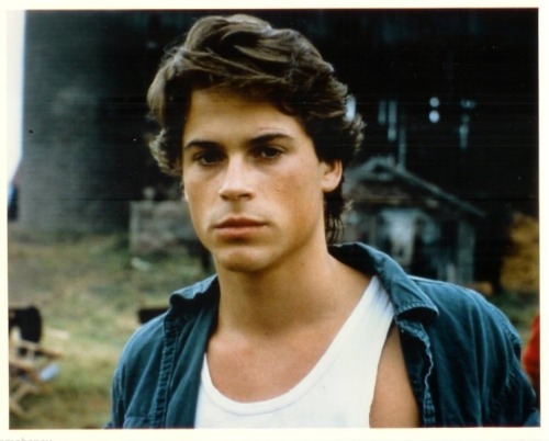 80slove:This picture always gets me. Damn you Rob Lowe
