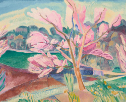 Myfairynuffstuff:  Grace Cossington Smith (Australian, 1892-1984), Landscape With