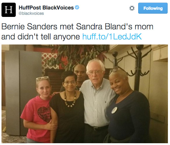 thechanelmuse:  Remember the time Sen. Bernie Sanders (I-Vt.) met with Sandra Bland’s