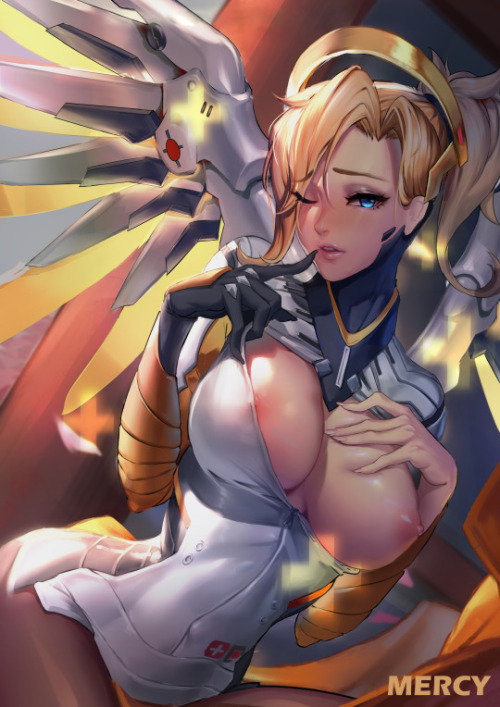 healslutandhentailover:  Mercy   Creds to the Artist