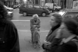 edoardojazzy:   Paris.    Woman waiting outside