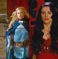 balfecaitriona:Morgana and Morgause Parallels.↳ 2x12 & 3x13.