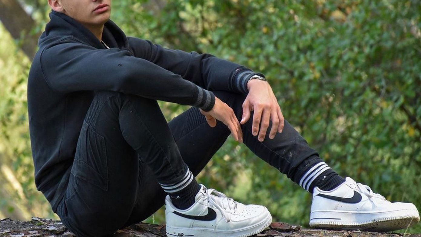 in Nike AF1s on Tumblr