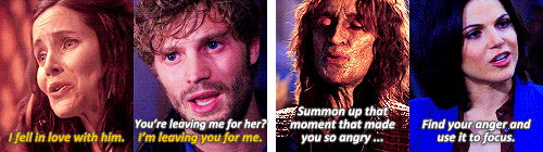 Rumple and Regina + parallels and similarities (requested by heddagab).BONUS of that awkward time th
