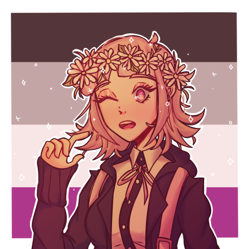 Chiaki Pride Icons!!! feel to use these :3Also sorry I’m posting these at like the end of