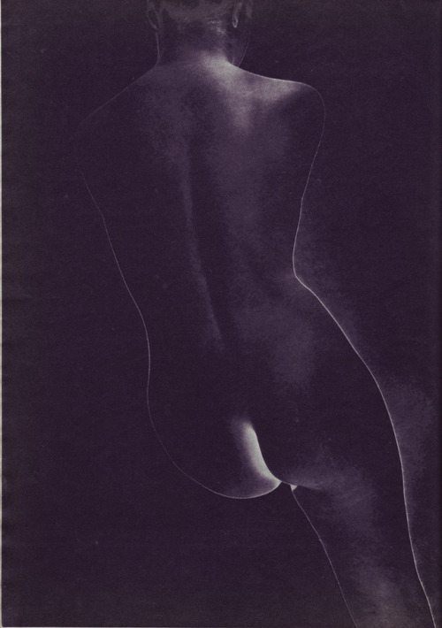 Erwin Blumenfeld, Frozen Emulsion, A negative print from a completely solarized negative, ca. 1940.