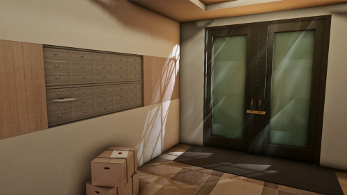 I made an industrial suite, that you need to access with an elevator. I’ve always wanted large