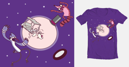 Le Voyage dans la PopsThreadless picked up my Regular Show design for scoring! Yaaay! If you have 