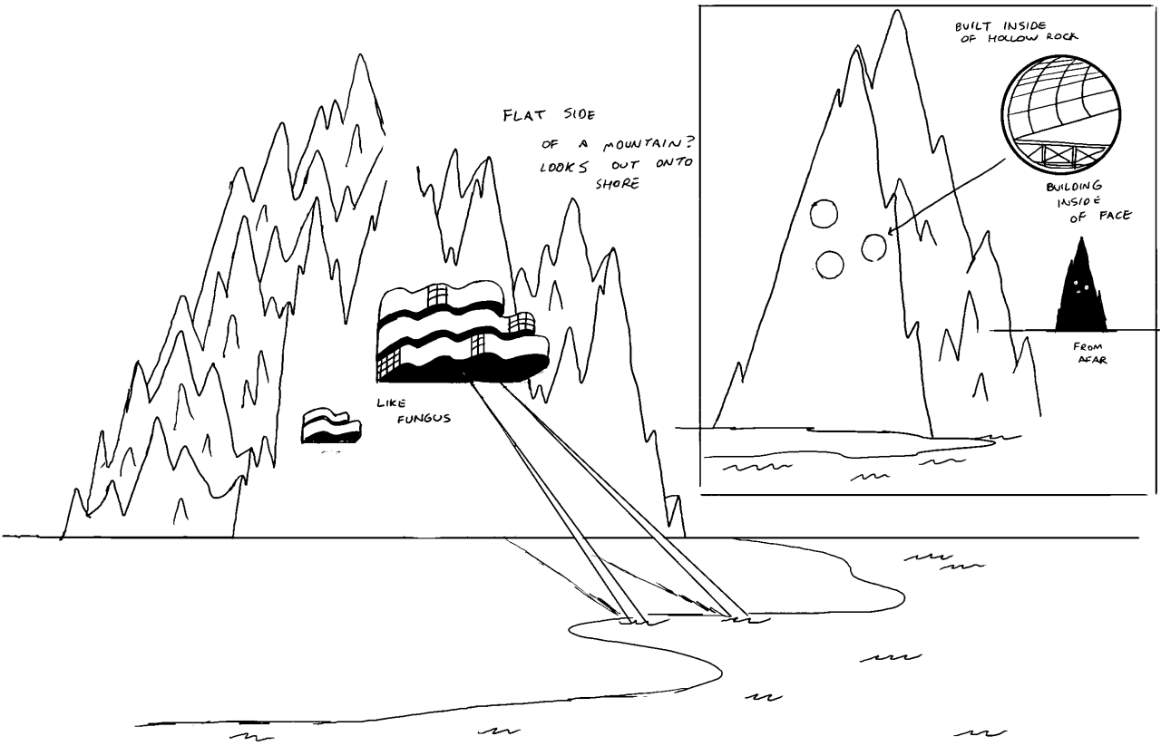 Islands concept art by character &amp; prop designer Michael DeForge