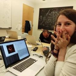 sixpenceee:This  is Dr Katie Bouman the computer scientist behind the first ever image  of a black-hole. She developed the algorithm that turned telescopic data  into the historic photo we see today.