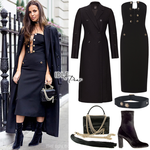 idlepear: Sophia Smith || The Box Boutique photoshoot || December 16th, 2016  Bevza Double Breasted 