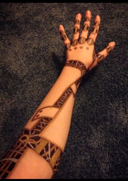 noratshere: My steampunk robo-hand evolved