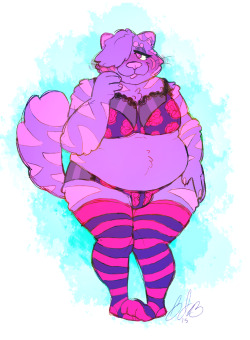 203y:  FURRY OC LINGERIE COMMISSION! she