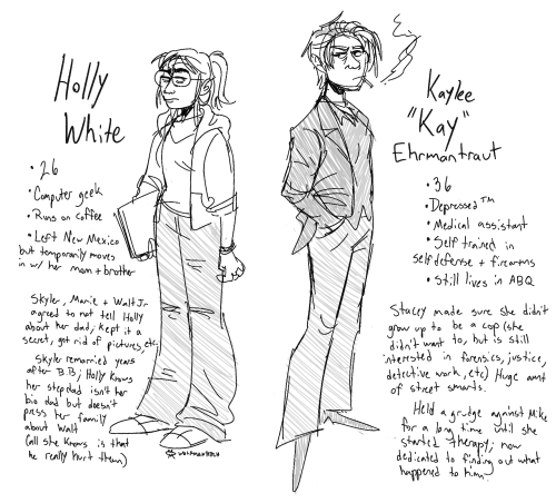 hi please fund my breaking bad sequel/au that follows the lives of holly and kaylee set 25 years aft