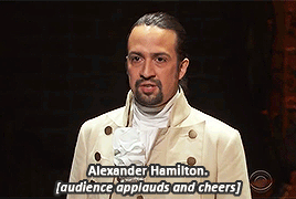 thefederalistfreestyle:  lemonyandbeatrice:  What’s your name, man?   tomorrow there’ll be more of us…[x]  Audience didn’t just cheered, it was a deafening roar that drowned out the second “Alexander Hamilton”