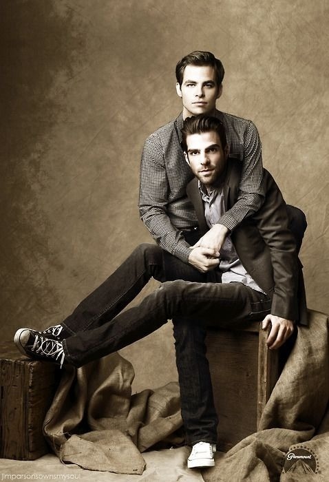 Porn Pics Chris Pine and Zachary Quinto