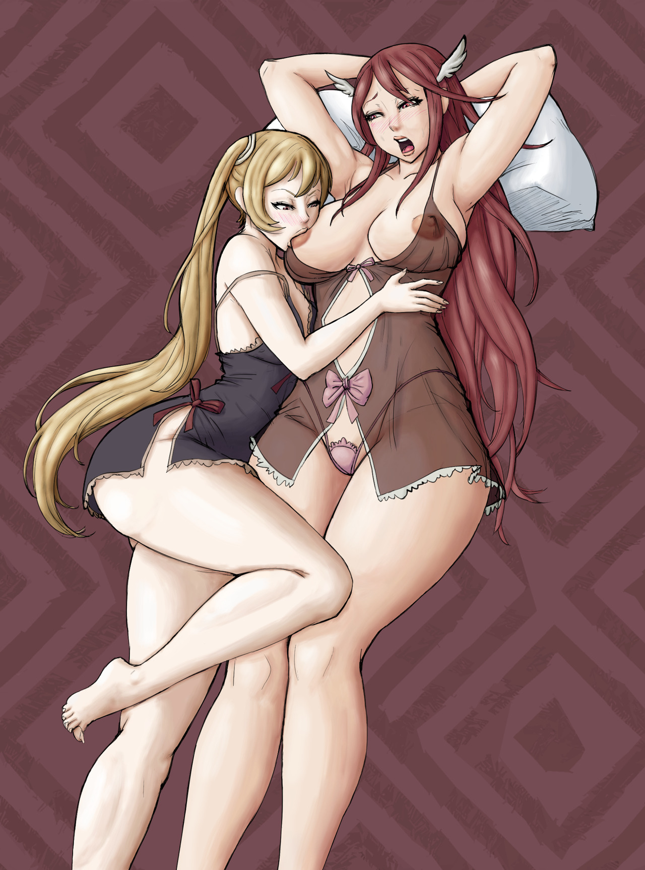 soubriquetrouge:Suggested Patreon coloring for February! Cordelia and Severa(very