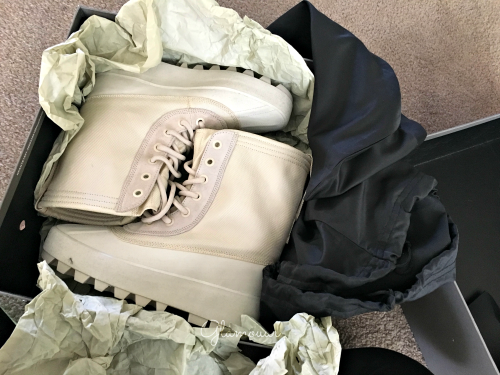 I LOVE my Yeezy 950, mine are in the color Turtle Dove, I believe that the men’s are sold out, but y