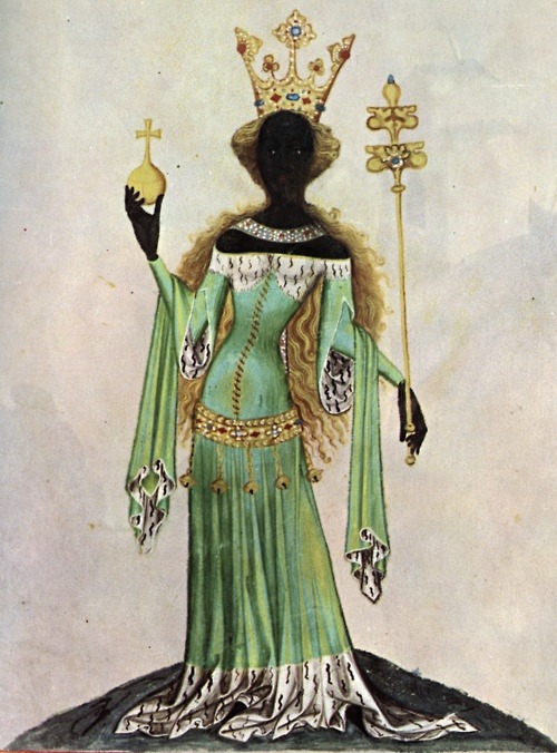 jeannepompadour:“The Queen of Sheba” from the illustrated military manual “Bellifo