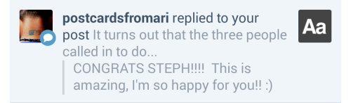 Oh my gosh thank you all so much I&rsquo;m seriously about to cry ♡