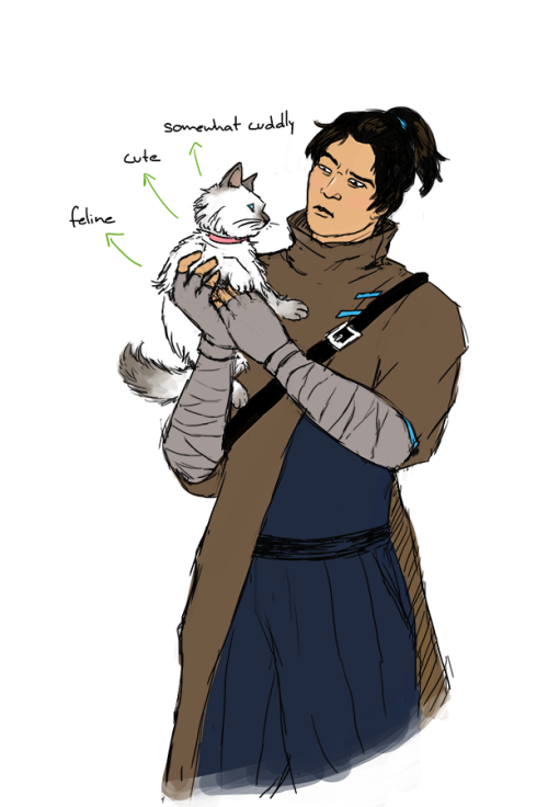 EOS 10“do you swear by your nine furry lives to cheer dr dalias up?!“ “……………….meow.““you’re hired.“