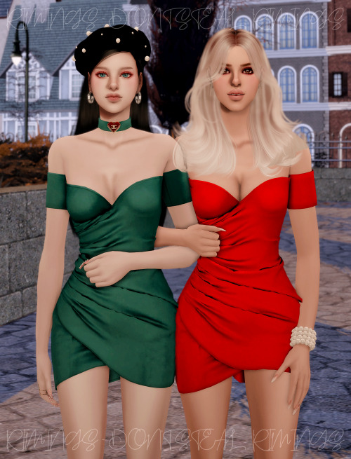 [RIMINGS] Valentine’s Day DressHave a Happy Valentine’s Day ! ❤️There are two versions w