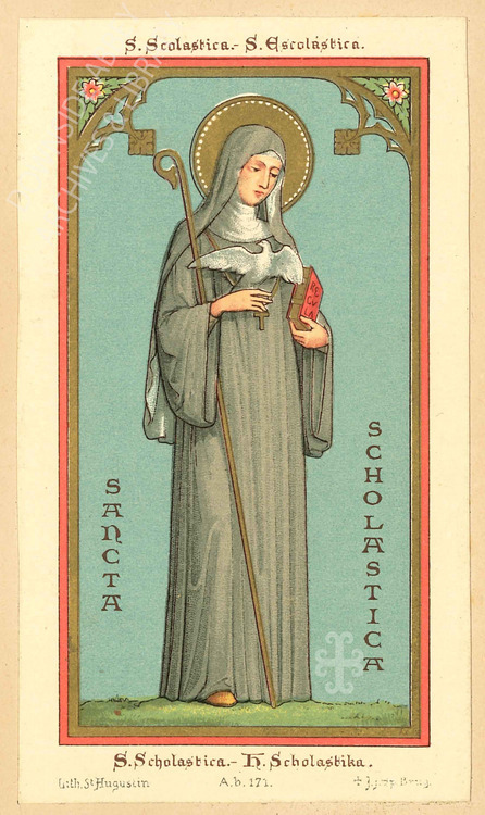 St. Scholastica and St. Benedict