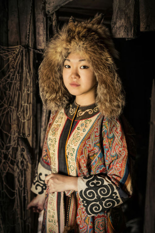 ruscatontheroof:The peoples of Siberia (Ulchi, Dolgan, Sakha, Evenki) photographer Alexander Khimush