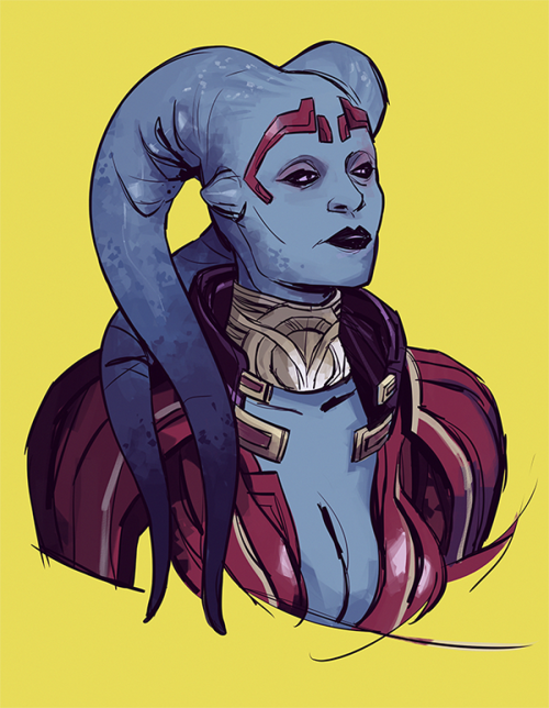 nikolaspascal:  Samara the Twi’lek, why adult photos