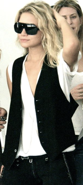 A VEST LOOK BY ASHLEY OLSEN, 2012