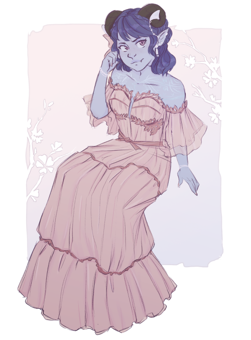 Been thinking about Jester Lavorre in a dress a lot lately.