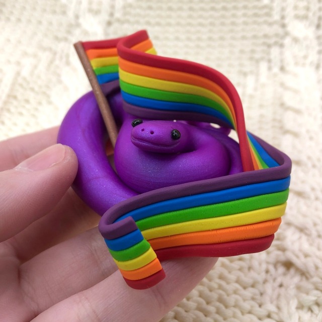 Incendiary Angel on Etsy #pride#frog#snake#figurines#etsy