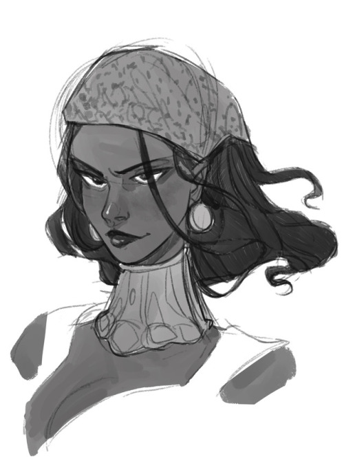 invisibleinnocence:i think i got away from myself a little stylistically but i wanted to draw isabel