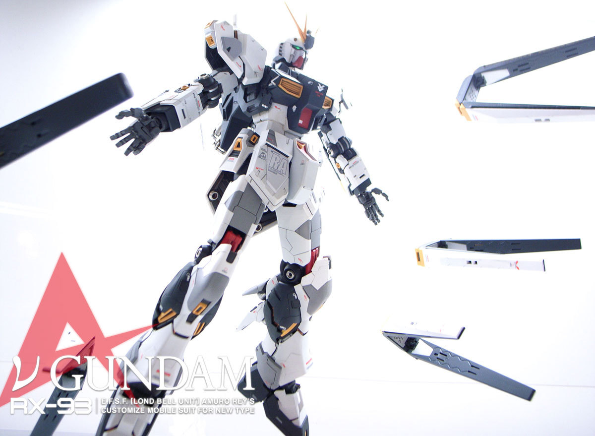 gunjap:  MG 1/100 Nu Gundam Ver.Ka SENTINEL CUSTOM: a MASTERPIECE! Beware this post