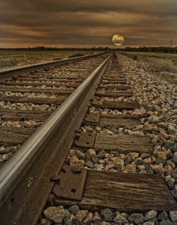 bluepueblo:  Rail Sunset, North Carolina