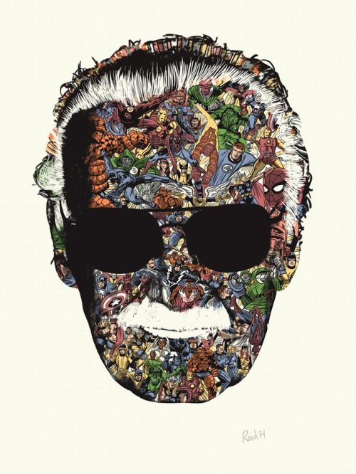 Stan Lee Vs Steve DitkoLimited edition screen print available here