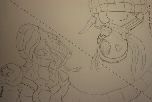 Drawing Prompt 3 Kamen Rider VS Cobra Otoko