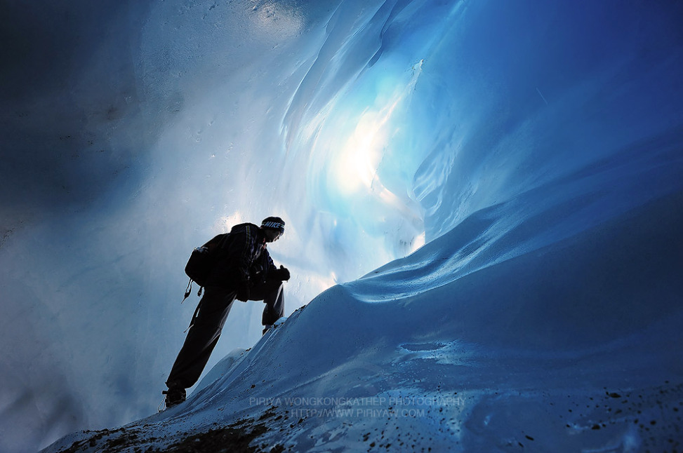 seafarers:  Alaskan Ice Caves by Pete Piriya