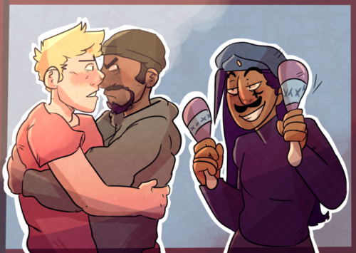 gummybird:Their friendship was def Gabe and Ana trying to constantly 1 up each other on being extra. Jack is there too. 