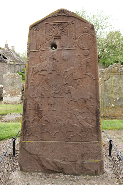 The Original Pictish &lsquo;Churchyard Cross&rsquo; Symbol Stone, Aberlemno, Angus, Scotland, 20.5.1