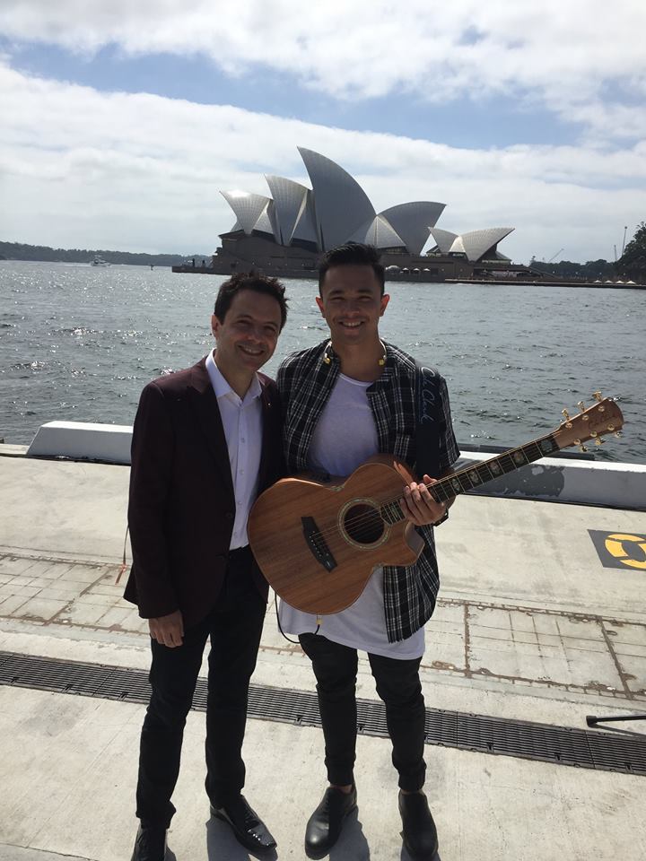 ilikethedvdextras:    John Foreman and Cyrus Villanueva are at the Overseas Passenger