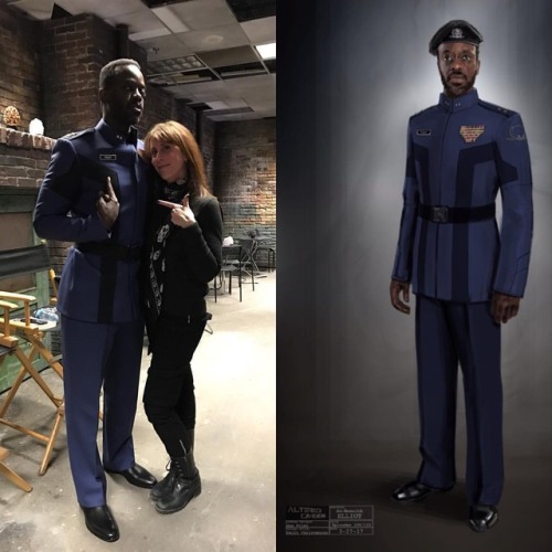 A little BTS fun with one of my fav humans @atoessandoh  This was Elliott’s dress uniform from