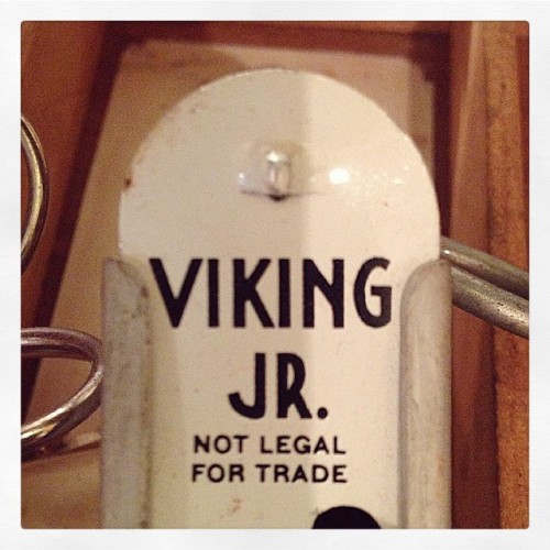 Viking Jr. #logo #typography #lettering #junktype #foundtype #badgehunting